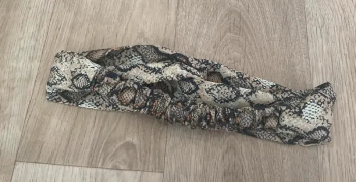 Bandeau cheveux imprimer serpent python hairband  Neuf - photo numéro 2