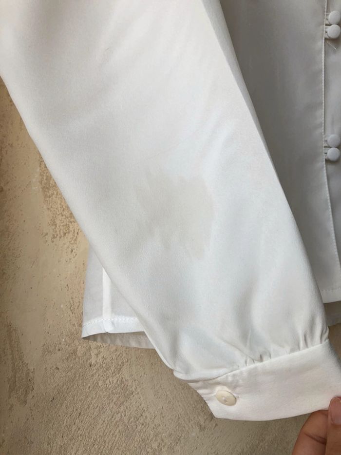 Blouse blanche vintage Rubini 40/42 - photo numéro 5