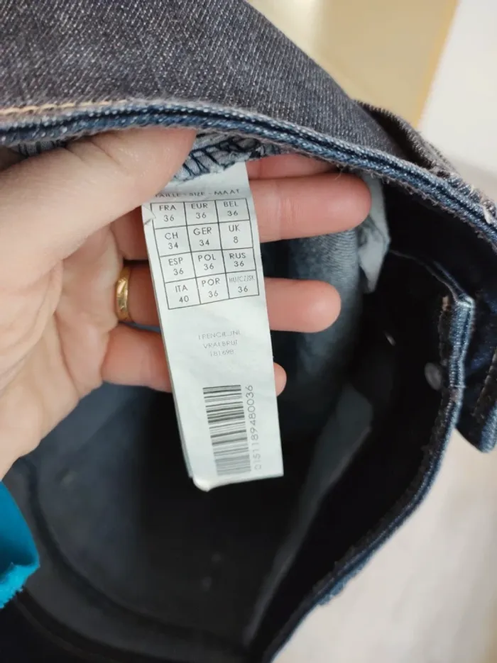 Jupe en jean Mim taille 36 - photo numéro 4