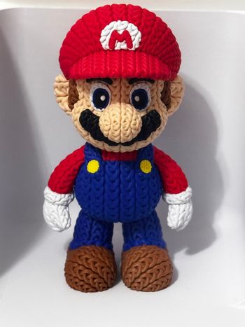 Mario version tricoté 20cm