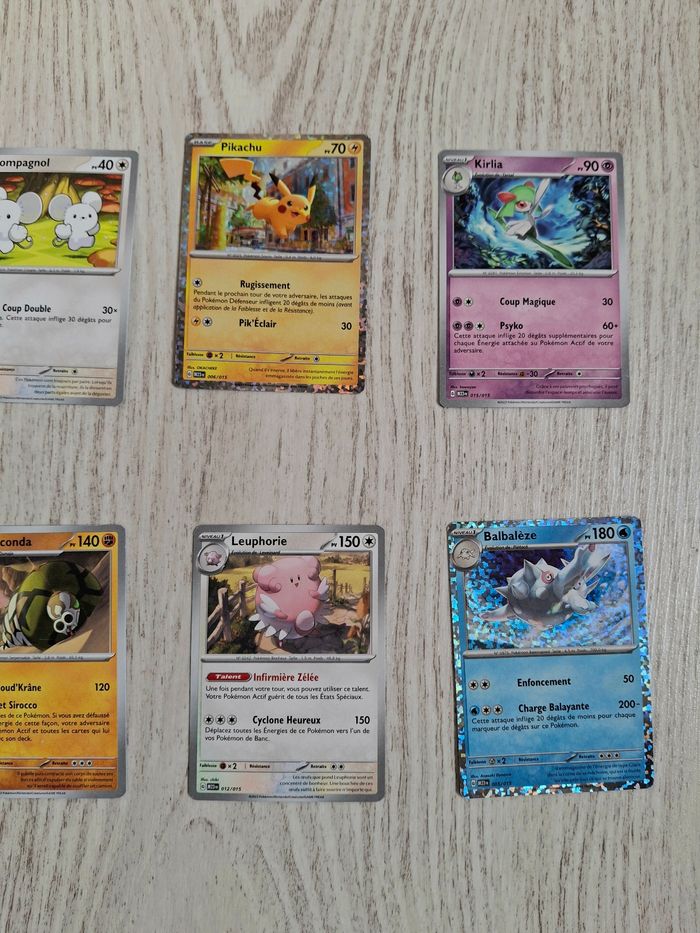 Lot de 8 cartes Pokémon - photo numéro 3
