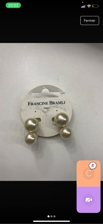Boucle d’oreille à clips