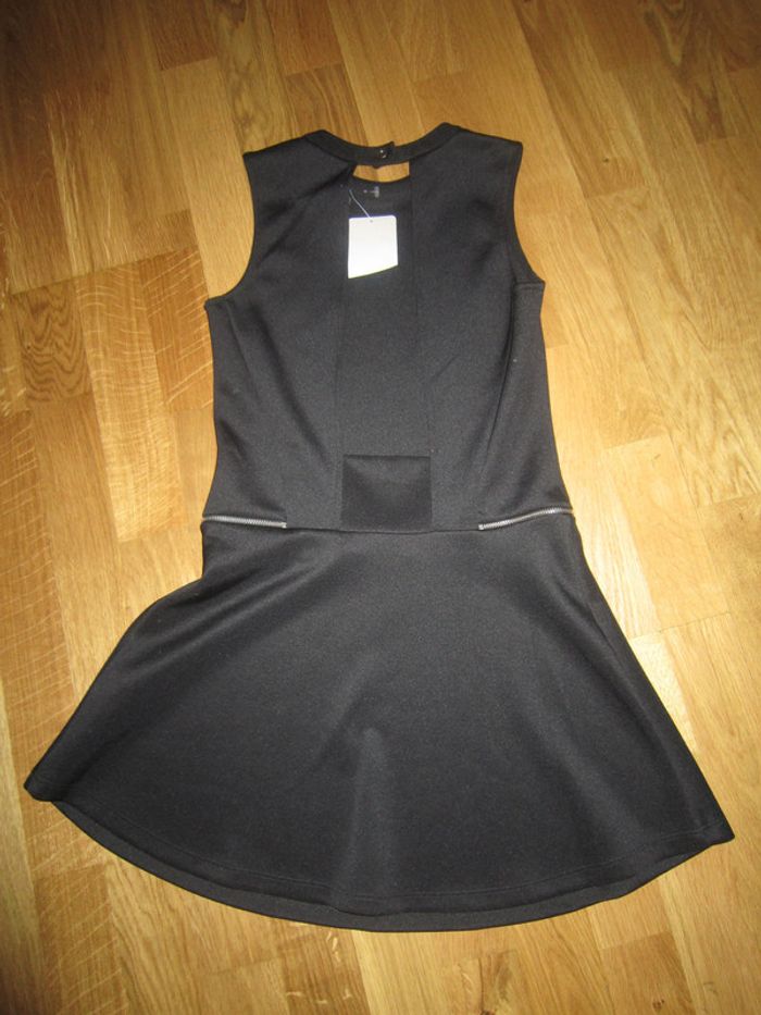 belle petite noire noire retro zara neuve S - photo numéro 2