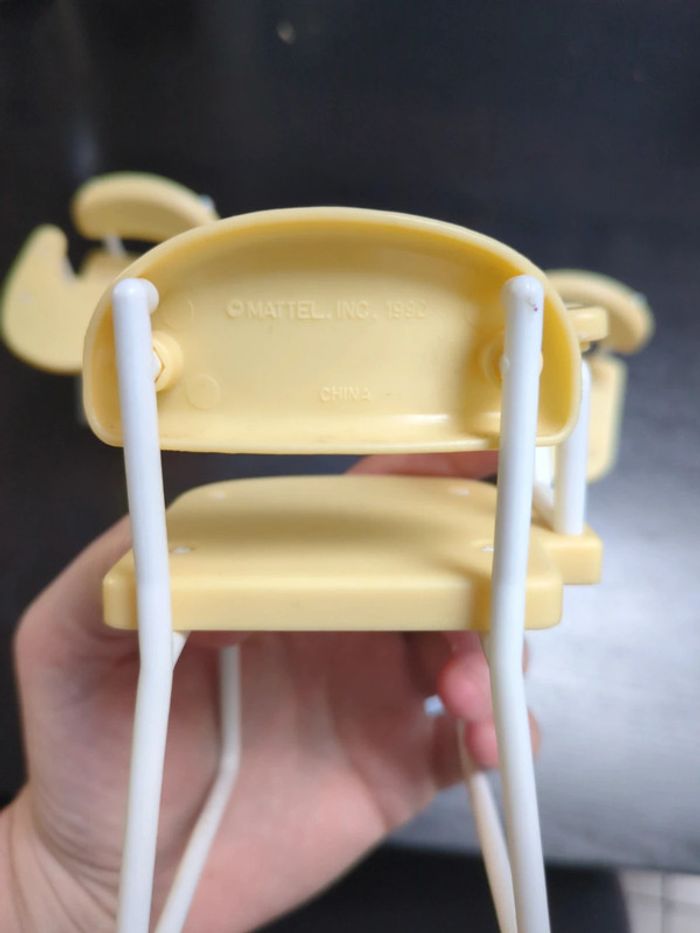 Lot 3 chaises école classe accessoires pour barbie vintage 1990 Mattel - photo numéro 2