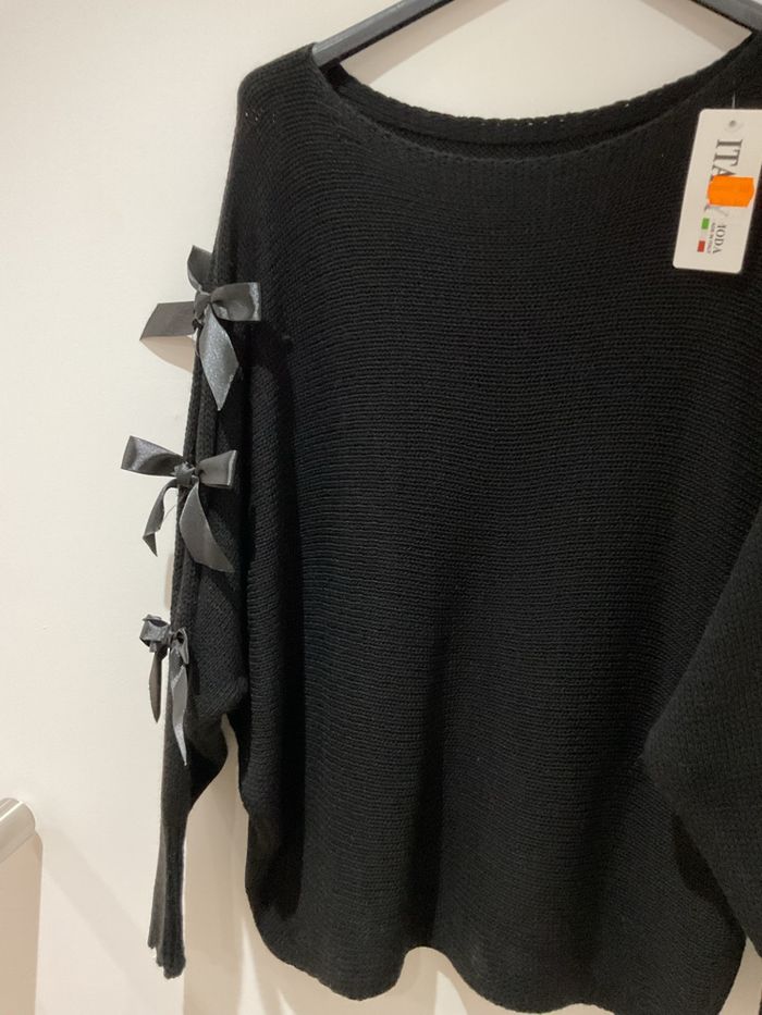 Pull noeud femme taille unique (38-42)- neuf avec étiquette - photo numéro 3