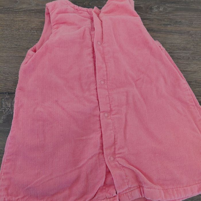 U Tout simplement- robe velours rose 9 mois - photo numéro 5