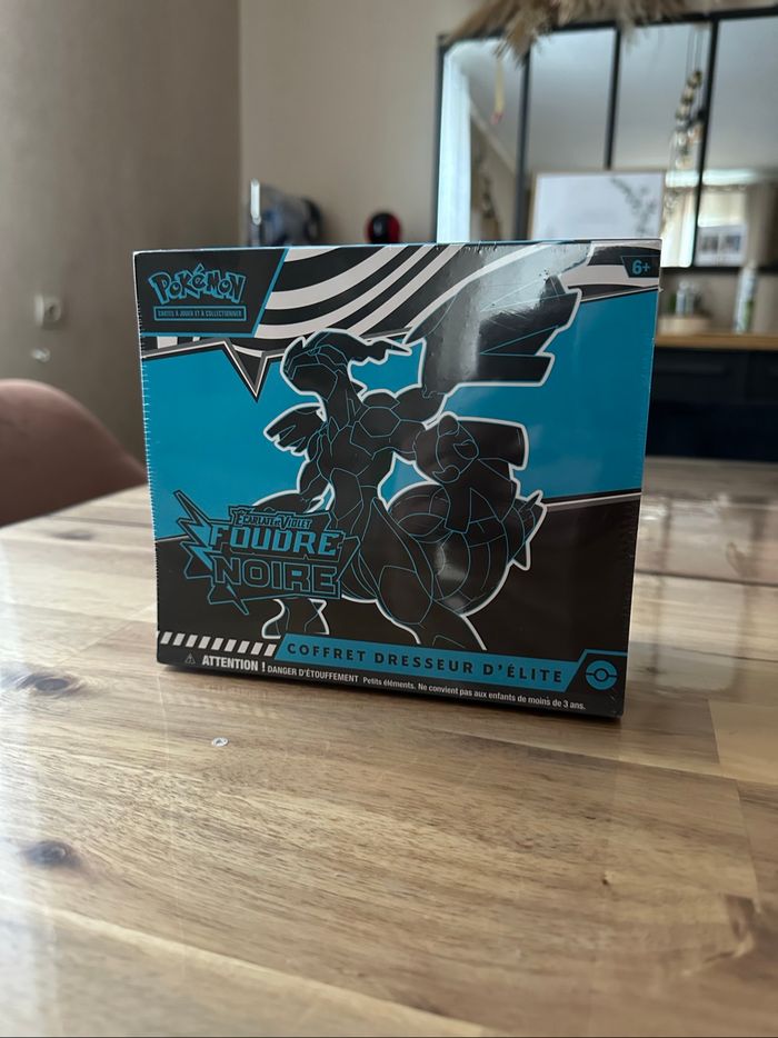 Pokémon écarlate violet foudre noir etb ev 10.5