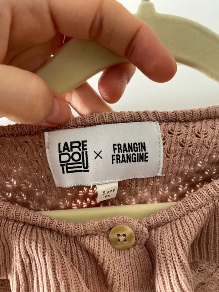 Gilet Frangin Frangine X la redoute 5 ans - photo numéro 3