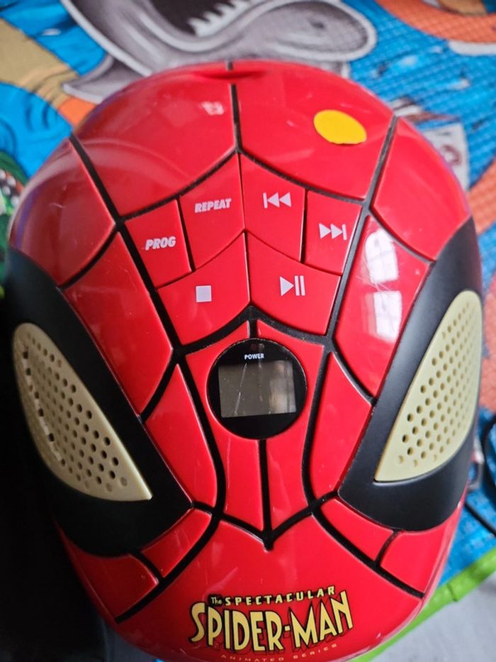 Lecteur cd tête spiderman - photo numéro 4