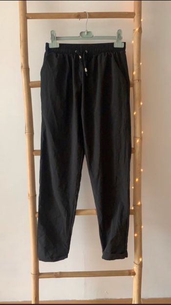 Pantalons noir en toile