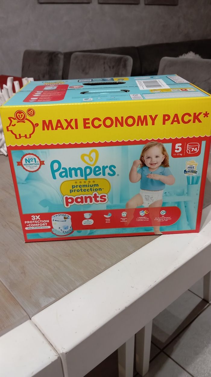 maxi pack Pampers premium protection pants taille 5