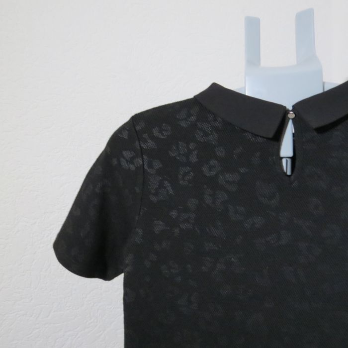 Top noir Camaïeu à col bijoux – effet léopard discret - photo numéro 8