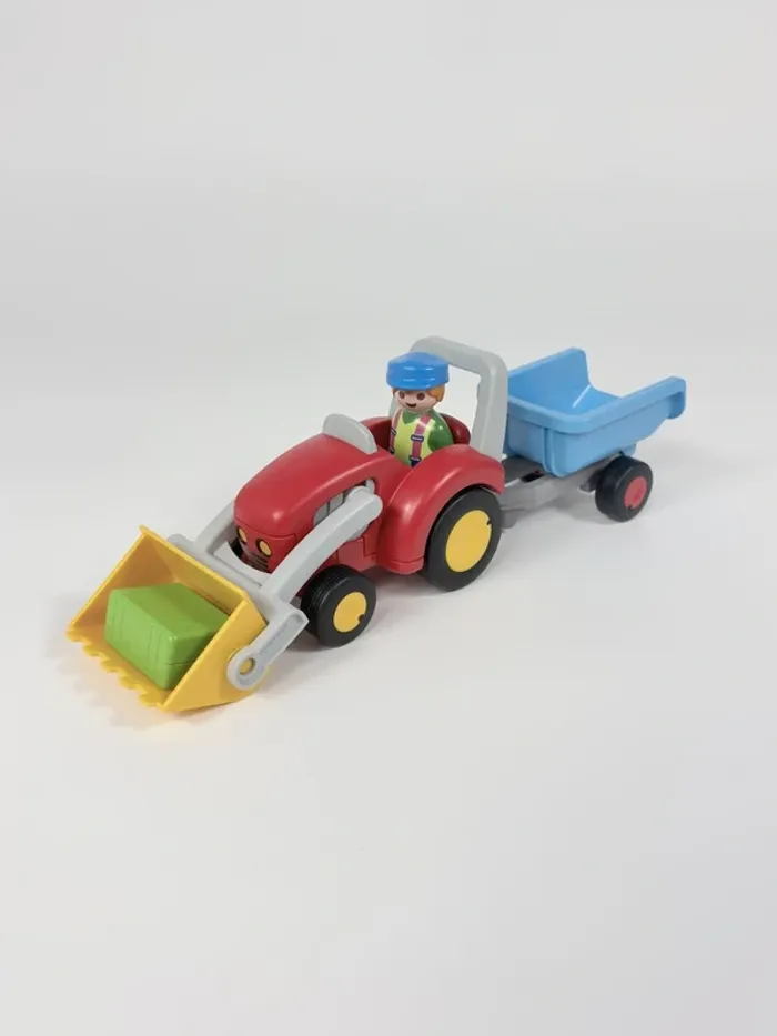 Playmobil 1.2.3 Fermier avec tracteur - photo numéro 2