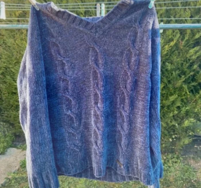Pull bleu Yessica (C&A) - Taille L - photo numéro 2