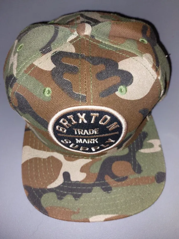 Casquette US snapback Brixton militaire neuve - photo numéro 2