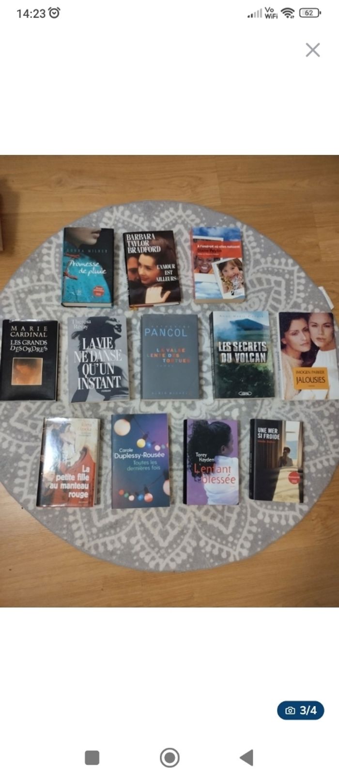Lot de 12 livres