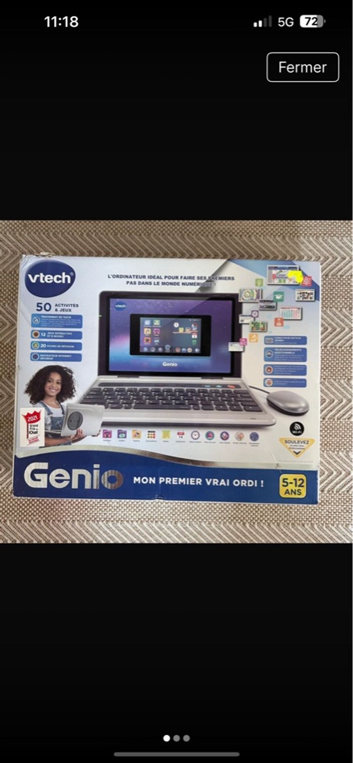 Ordinateur Vtech neuf
