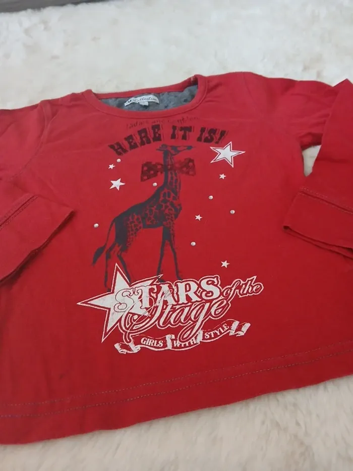 tee-shirt manche longue 3 ans fille - photo numéro 2