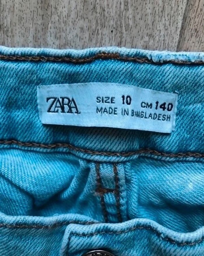 Jean bleu fille Zara - photo numéro 2