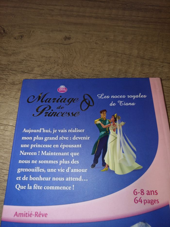 Mariage de princesse les noces royales de Tiana bibliothèque rose - photo numéro 2