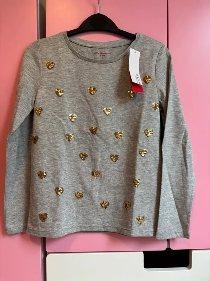 Neuf - Haut manches longues Monoprix 8 ans