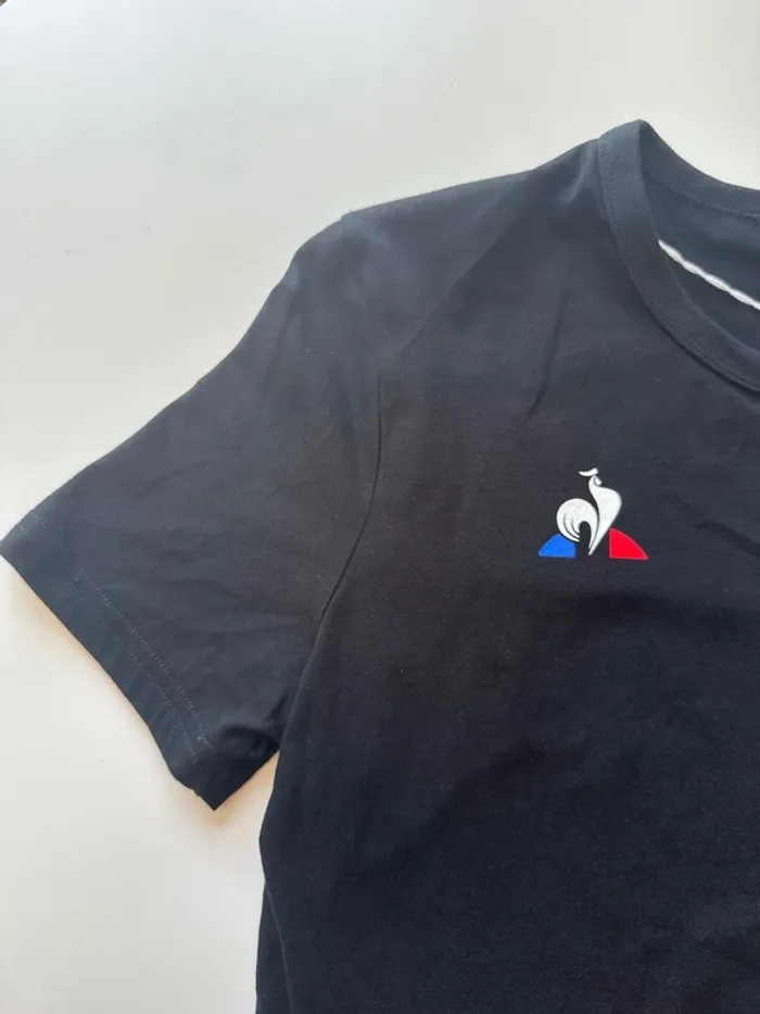 T-shirt Le Coq Sportif noir XS – Neuf avec étiquette - photo numéro 3