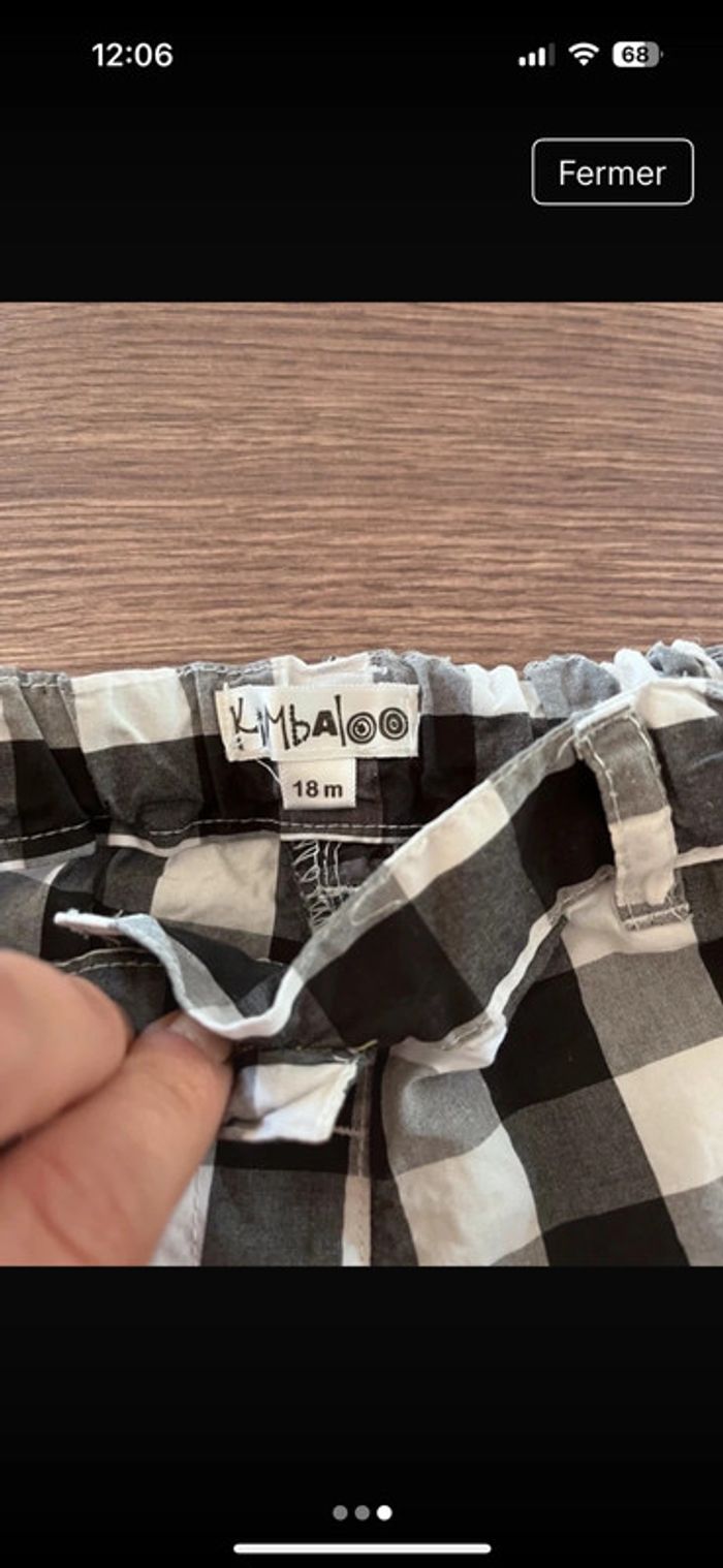 Short à carreaux - photo numéro 3