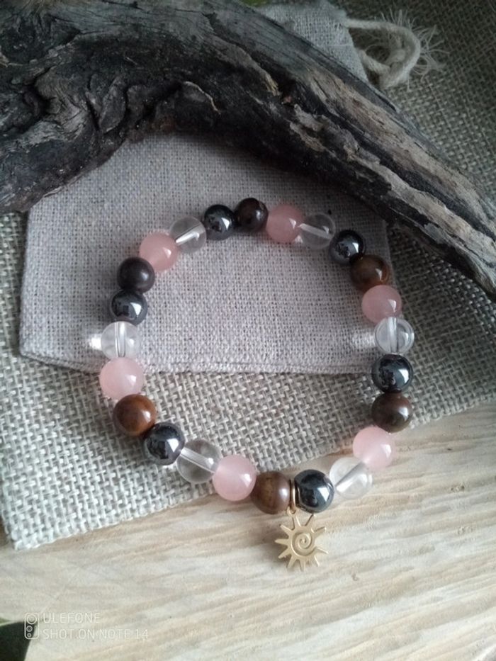 Bracelet en pierres semi précieuses naturelles