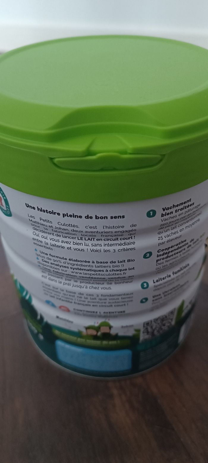 Lait 1er âge Bio
pour nourrissons de 0 à 6 mois - photo numéro 4