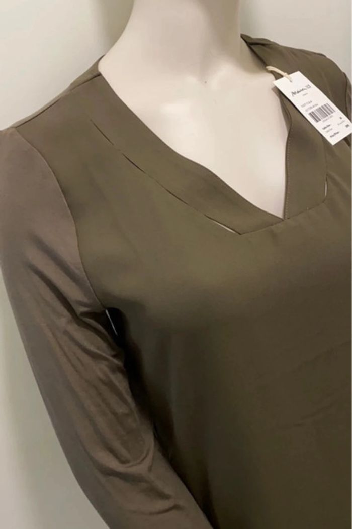 Superbe blouse kaki neuve Maison 123 taille 38 - photo numéro 2