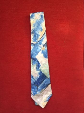 Cravate bleue C&A