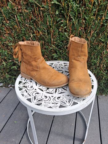 Bottines en daim