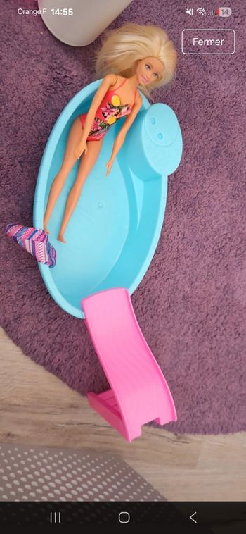 Barbie piscine