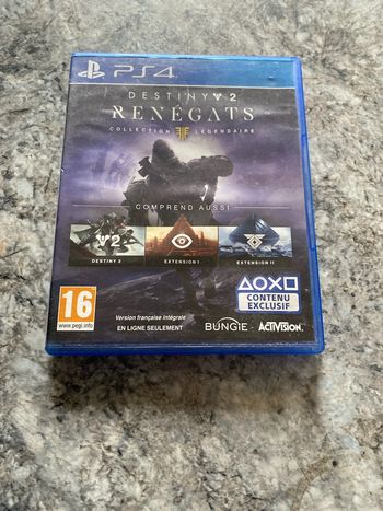 destiny 2 renegats collection légendaire ps4