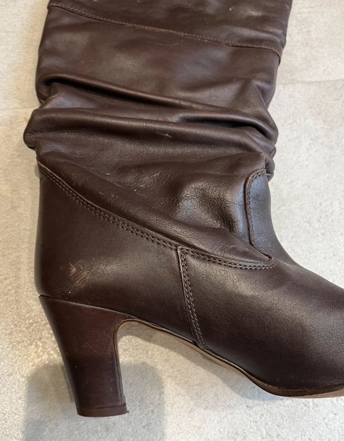 Bottes en cuir taille 39 - photo numéro 4