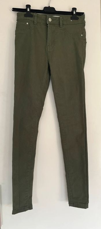 Pantalon kaki élastique
