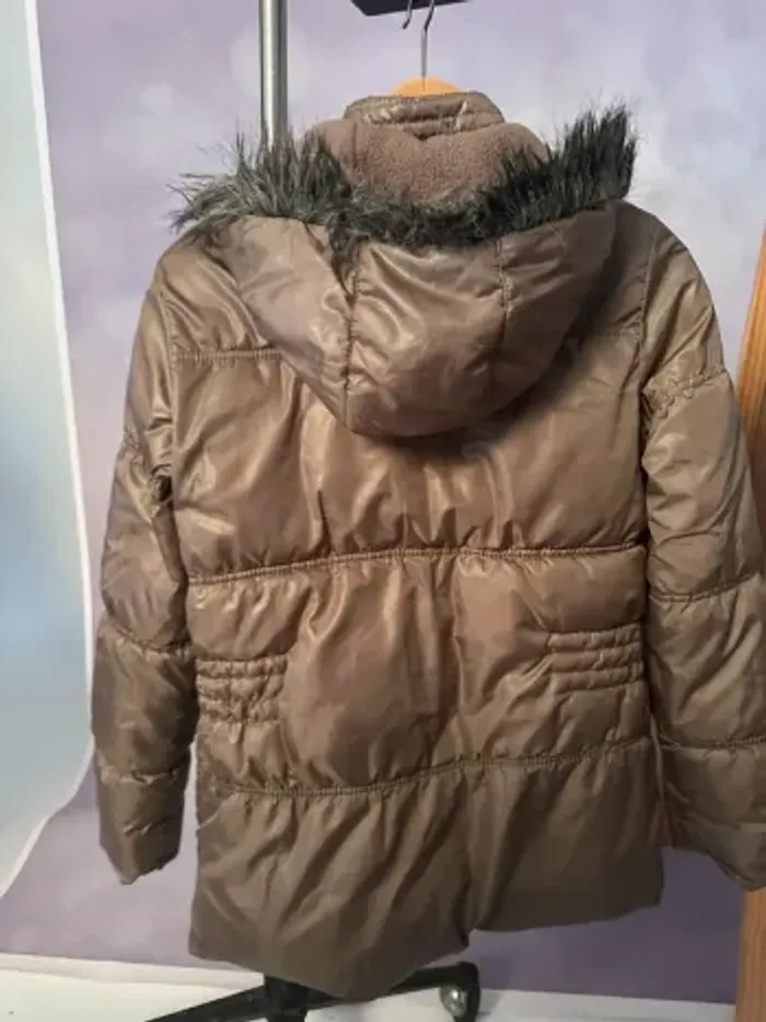 Manteaux chaud Zara kids 13/14a marron glacé - photo numéro 3