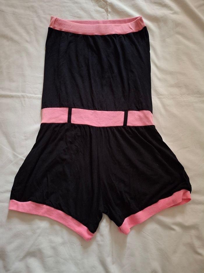 Combi short noir et rose - photo numéro 2