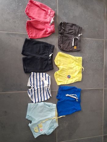 Lot 7 shorts 12 mois