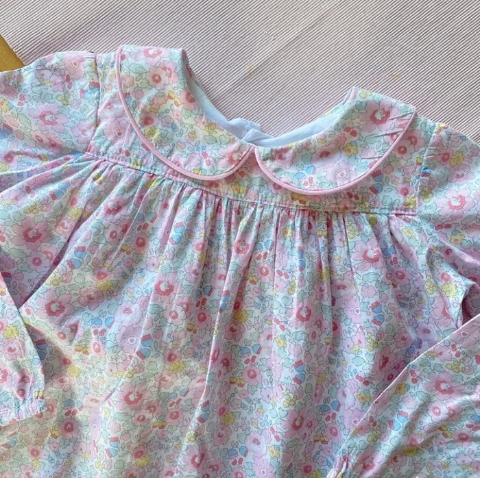 Blouse en Liberty Betsy Ann 24 mois - photo numéro 2