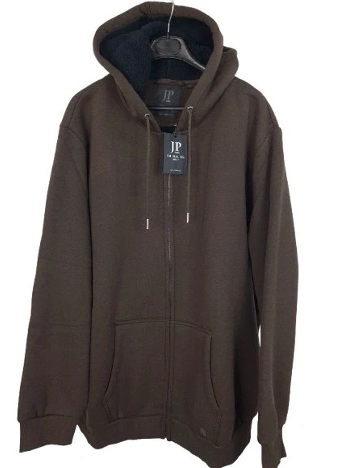 Gilet Zippé Fourré à capuche jp