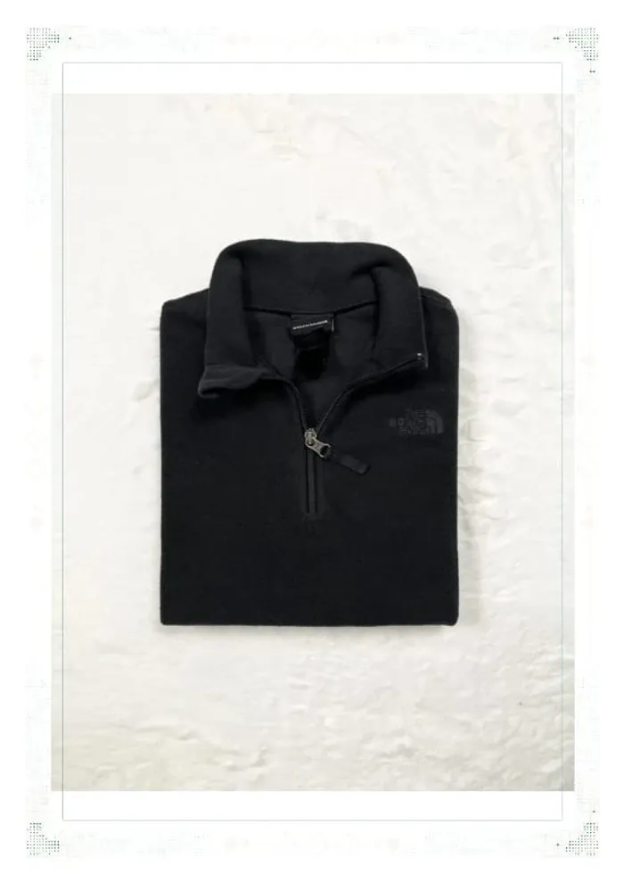 The North Face polaire demi zip noir enfant garçon 14 ans polyester - photo numéro 12
