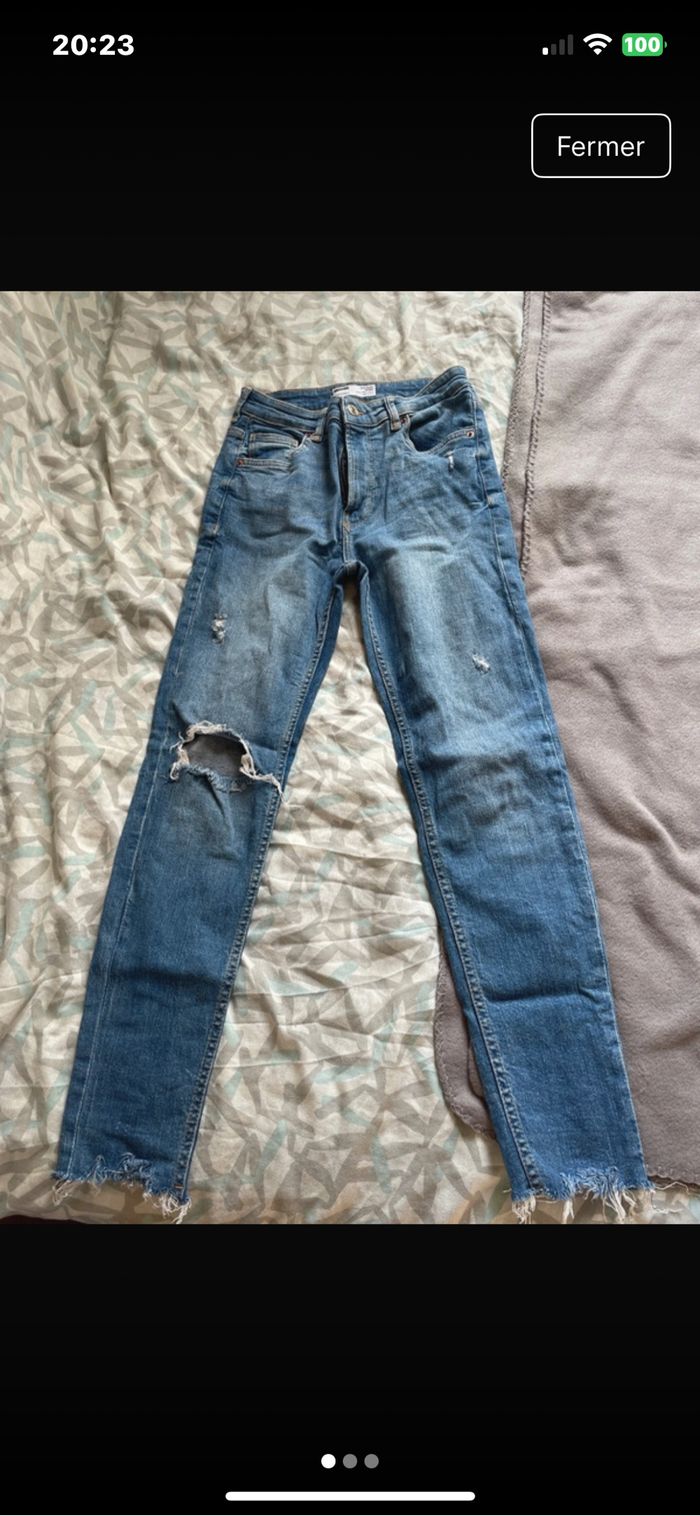 Jean troué denim