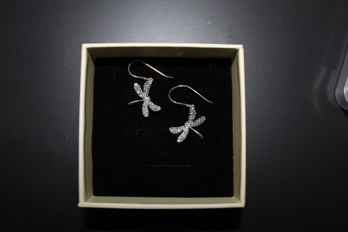 Boucles d'oreilles argent /oxydes de zirconium