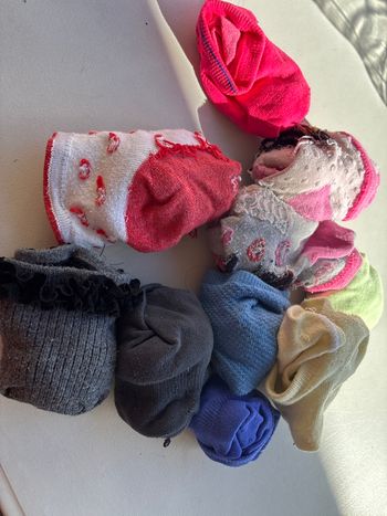 Vends lot 10 socquettes