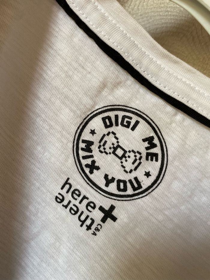 T-shirt manches 3/4 imprimé salopette 11/12 ans C&A - photo numéro 4