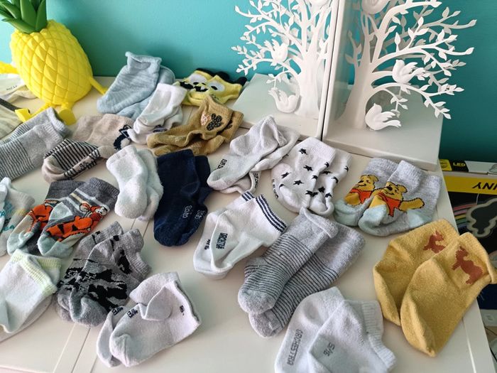 26 paires chaussettes 0/6 mois - photo numéro 3