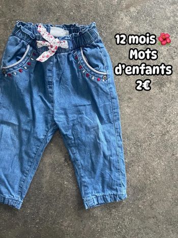 Jean 🌺 12 mois 🌺 Mots d’enfants