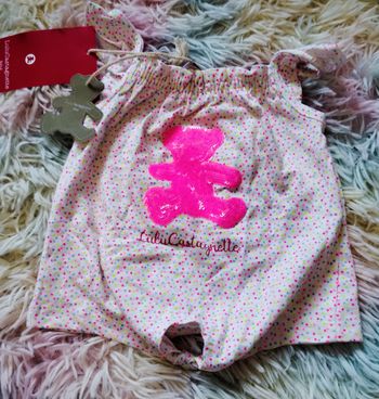 Top lulu castagnette 6 mois neuf haut crop 