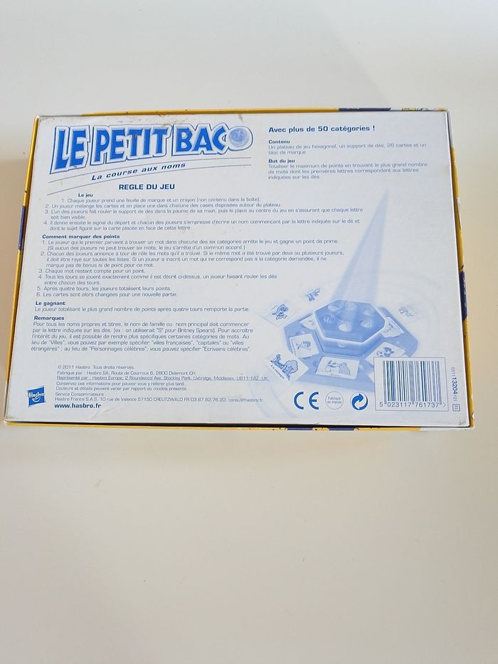 Le petit bac hasbro complet - photo numéro 2